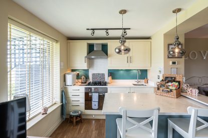 The kitchen at Esk View Retreat, Yorkshire