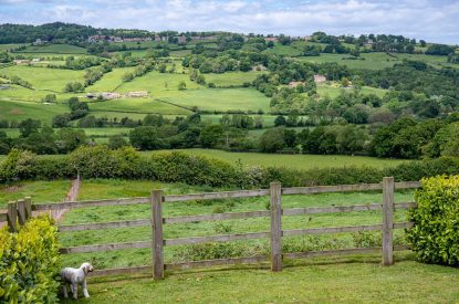 The view from Esk View Retreat, Yorkshire