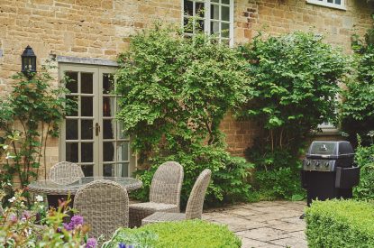 The exterior of Barrett-Browning Cottage, Cotswolds