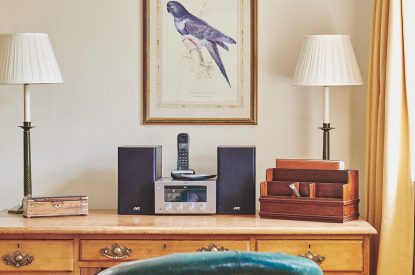 A desk at Donne Cottage, Cotswolds