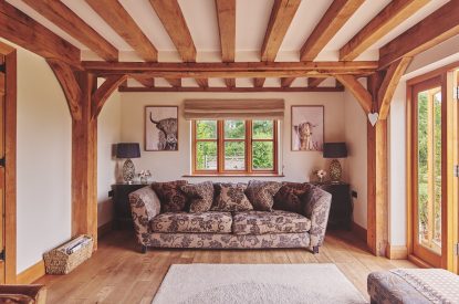 The living room at Apple Tree Cottage, Cotswolds