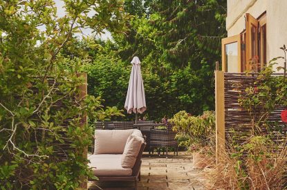 The garden at Apple Tree Cottage, Cotswolds