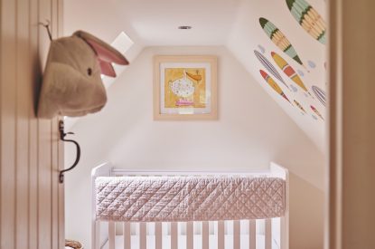 A nursery at Apple Tree Cottage, Cotswolds