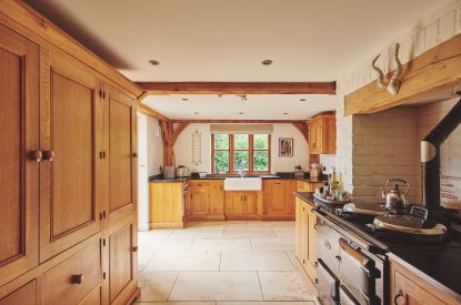 The kitchen at Apple Tree Cottage, Cotswolds
