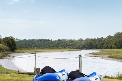 Kayaks at Riverside Retreat, Devon