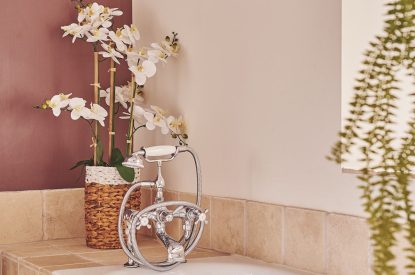 A bathroom at Church View Cottage, Cotswolds