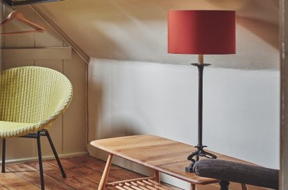 Living room decor at Hay Market House, Powys