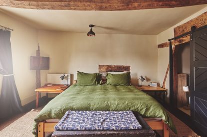 A bedroom at Hay Market House, Powys