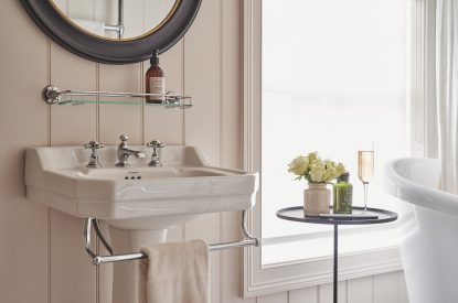 A bathroom at Harold House, Isle of Wight