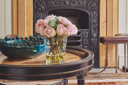 The fireplace at Harold House, Isle of Wight