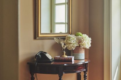 The dining room at Harold House, Isle of Wight
