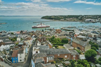 The view from Harold House, Isle of Wight