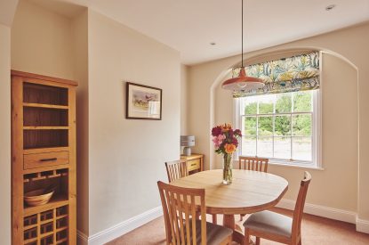 The dining room at Coach House, Cumbria