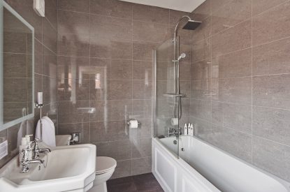 A bathroom at Coach House, Cumbria