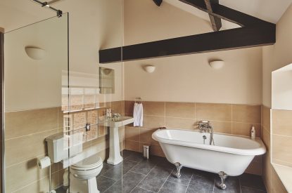 The bathroom at Clock Tower, Cumbria