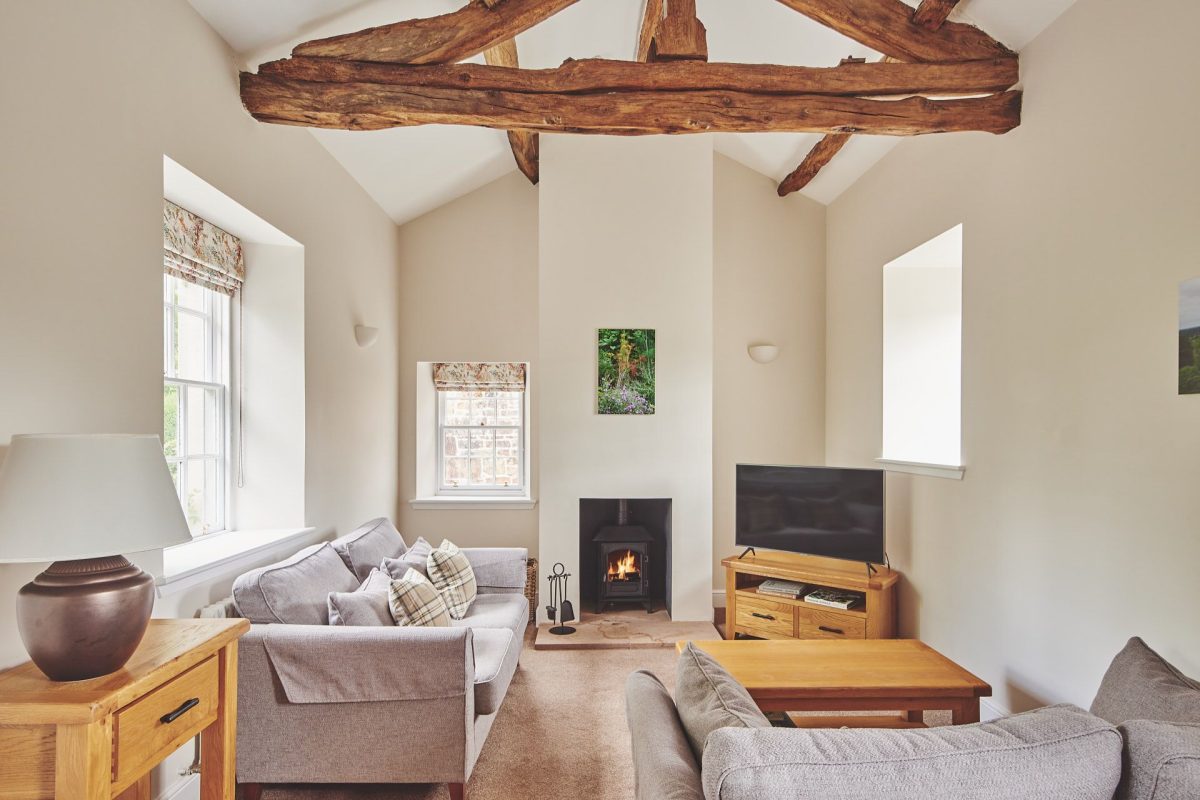 The living room at Gardeners Cottage, Cumbria