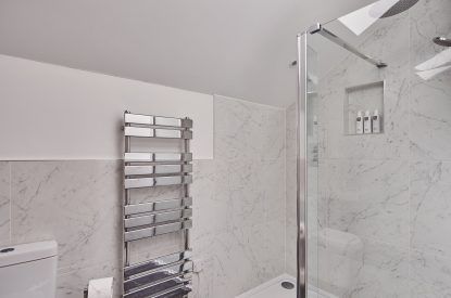 A bathroom at Grooms Quarters, Cumbria