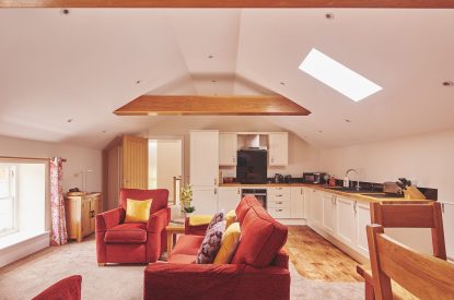 The living room at Grooms Quarters, Cumbria