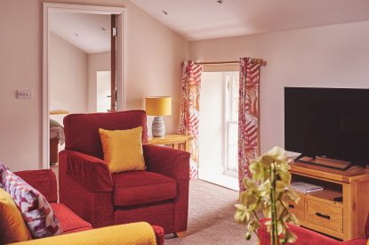 The living room at Grooms Quarters, Cumbria