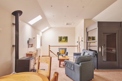 The living room at Independent, Cumbria