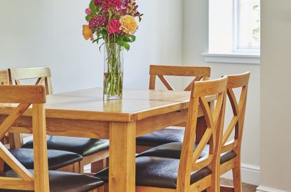The dining room at Middle Lodge, Cumbria