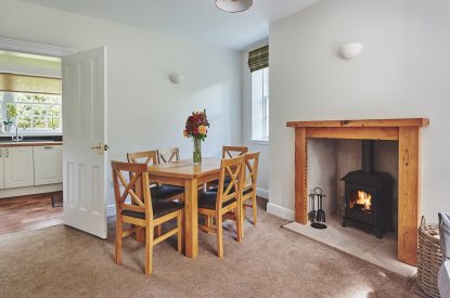 The dining room at Middle Lodge, Cumbria