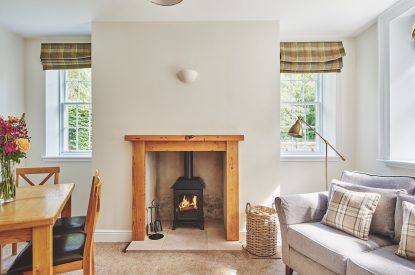 The living room at Middle Lodge, Cumbria