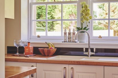 The kitchen at Middle Lodge, Cumbria