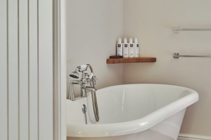 A bathroom at Middle Lodge, Cumbria