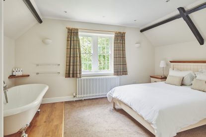 A bedroom at Middle Lodge, Cumbria