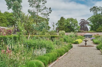 The gardens at Middle Lodge, Cumbria