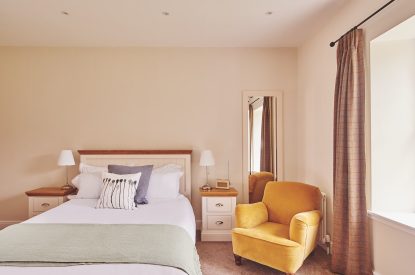 A bedroom at Salutation, Cumbria