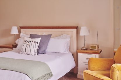 A bedroom at Salutation, Cumbria