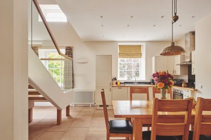 The dining room at Sir Walter Scott, Cumbria