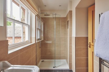 A bathroom at Sir Walter Scott, Cumbria