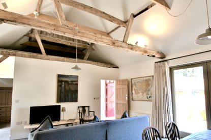 The living room of Gull Farm Barn, Suffolk