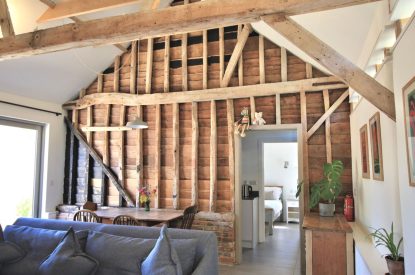 The livingroom of Gull Farm Barn, Suffolk