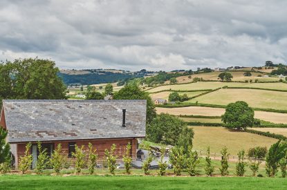 Countryside views at Middle Tumble Cottage, Shropshire Hills