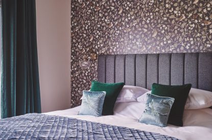 A bedroom at Upper Tumble Cottage, Shropshire Hills