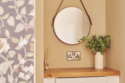 A bedroom at Upper Tumble Cottage, Shropshire Hills