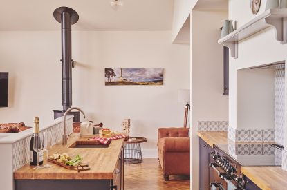 The kitchen at Upper Tumble Cottage, Shropshire Hills