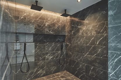 A bathroom at Reservoir View, Somerset