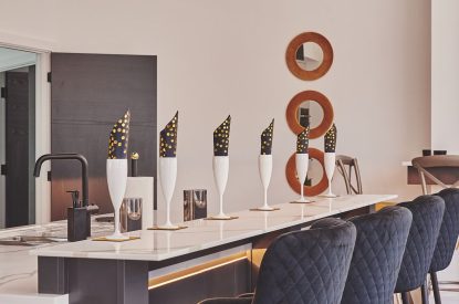 The kitchen at Reservoir View, Somerset