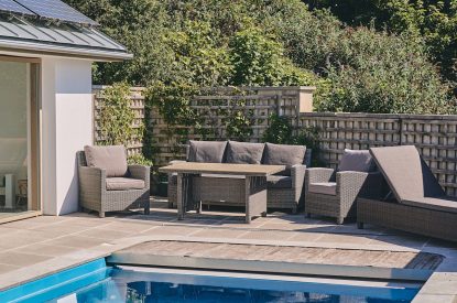 The swimming pool at Beach View, Pembrokeshire