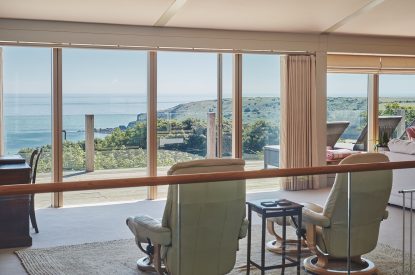 The sea view from Beach View, Pembrokeshire