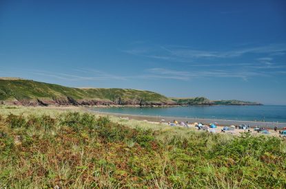 The beach at Beach View, Pembrokeshire