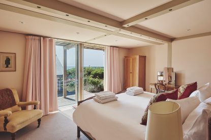 A bedroom at Beach View, Pembrokeshire