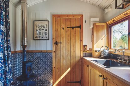 The kitchen at Curious Calf, Herefordshire