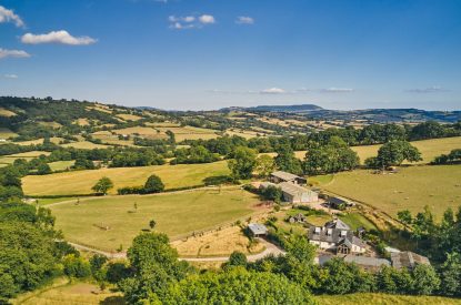The exterior of Ridge Farmhouse, Herefordshire