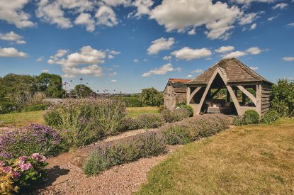 The garden house at Ridge Farmhouse, Herefordshire